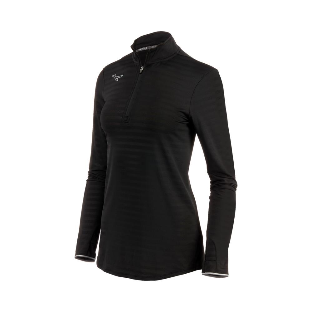 Mizuno Damen Athletic Eco 1/2 Reißverschluss