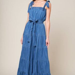 PRETTIEST BEHAVIOR CHAMBRAY Maxikleid