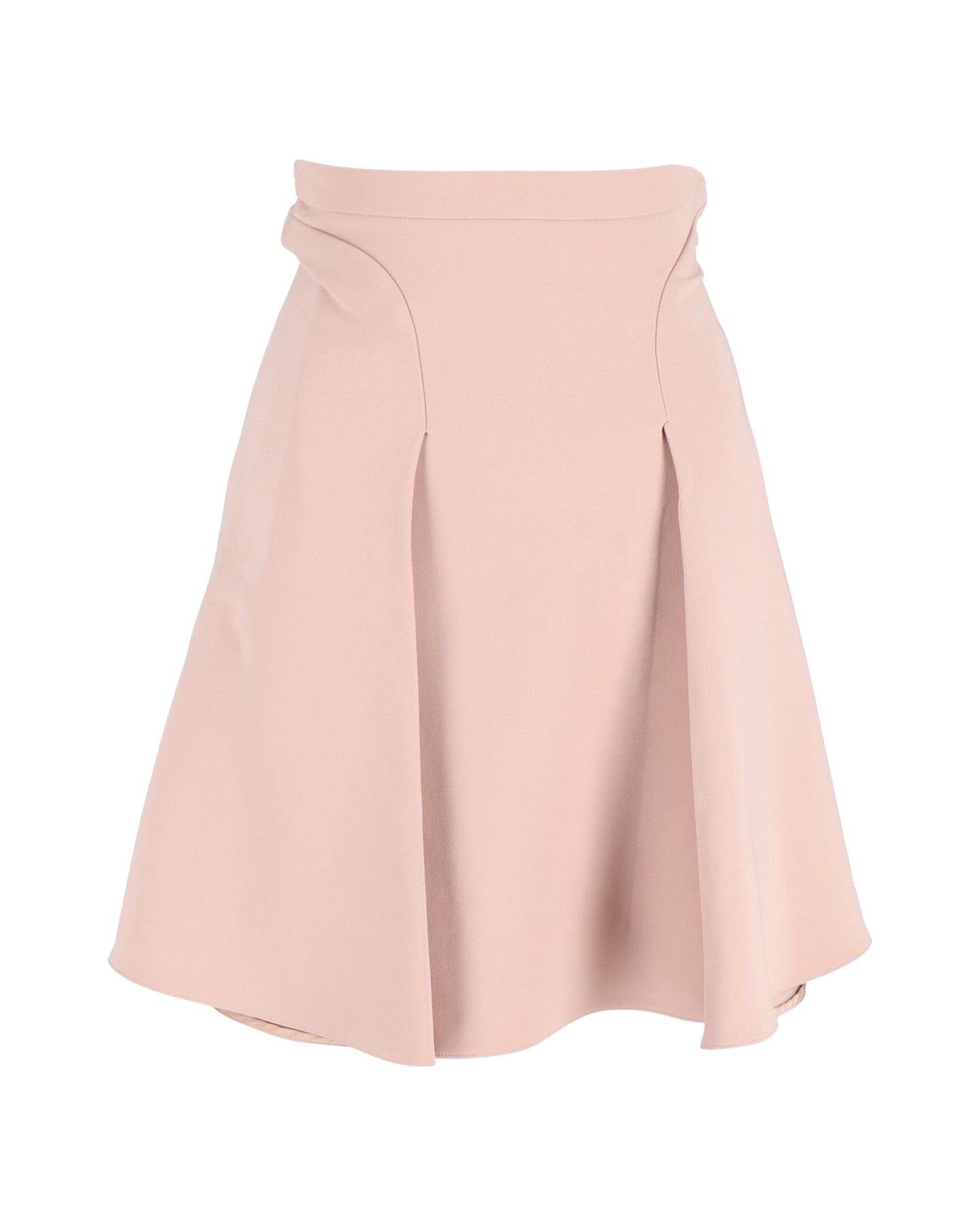 Miu Miu A-Line Rock aus rosa Viskose