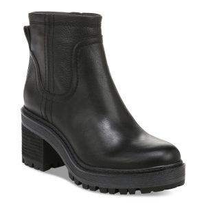 Clair Stiefeletten aus Lederplattform