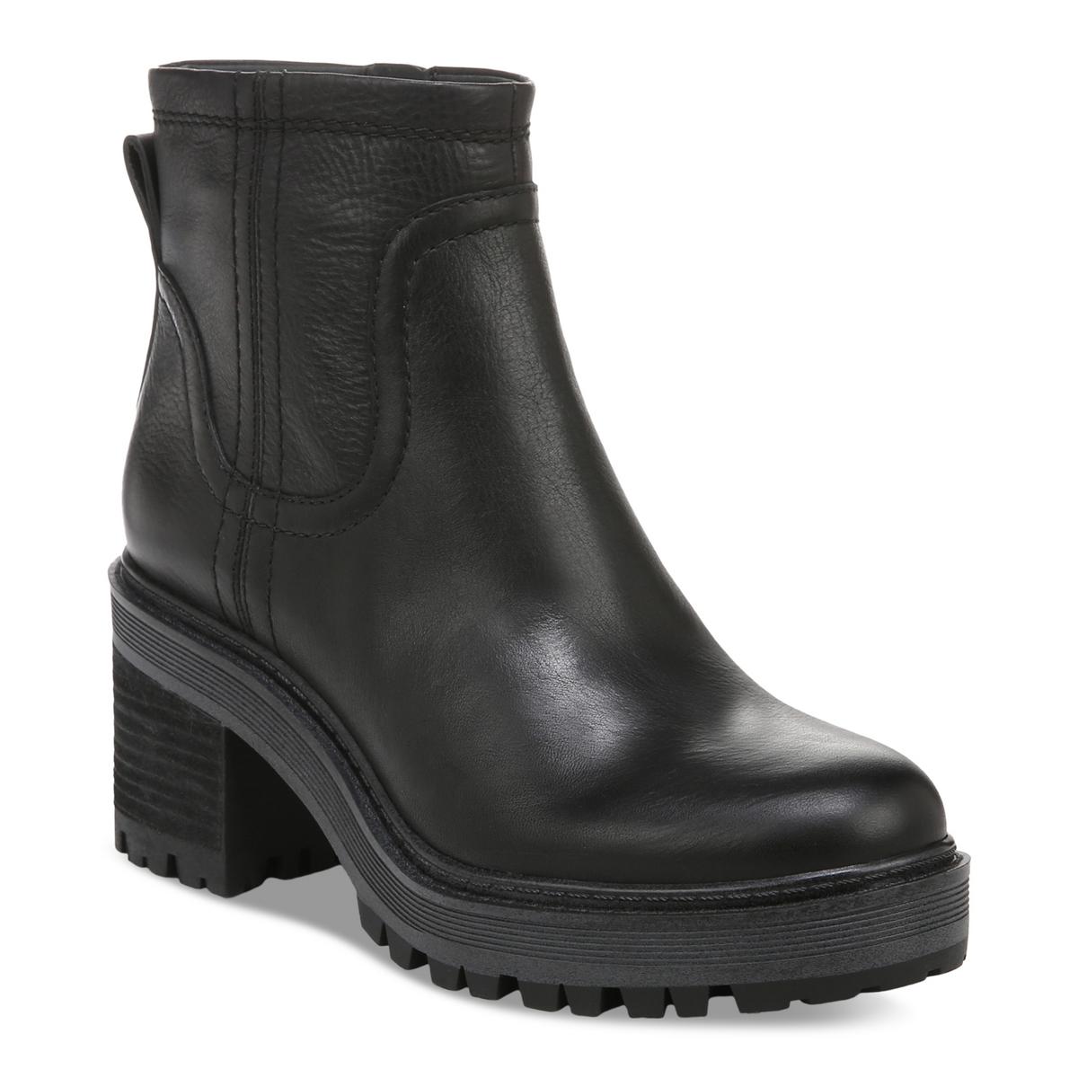 Clair Leder Plateau Stiefeletten