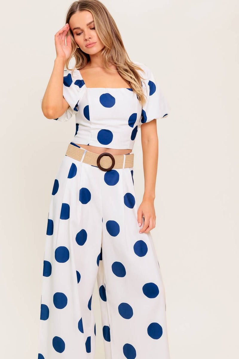 Kokos KISS Dunkelblau TOP UND Hose Set