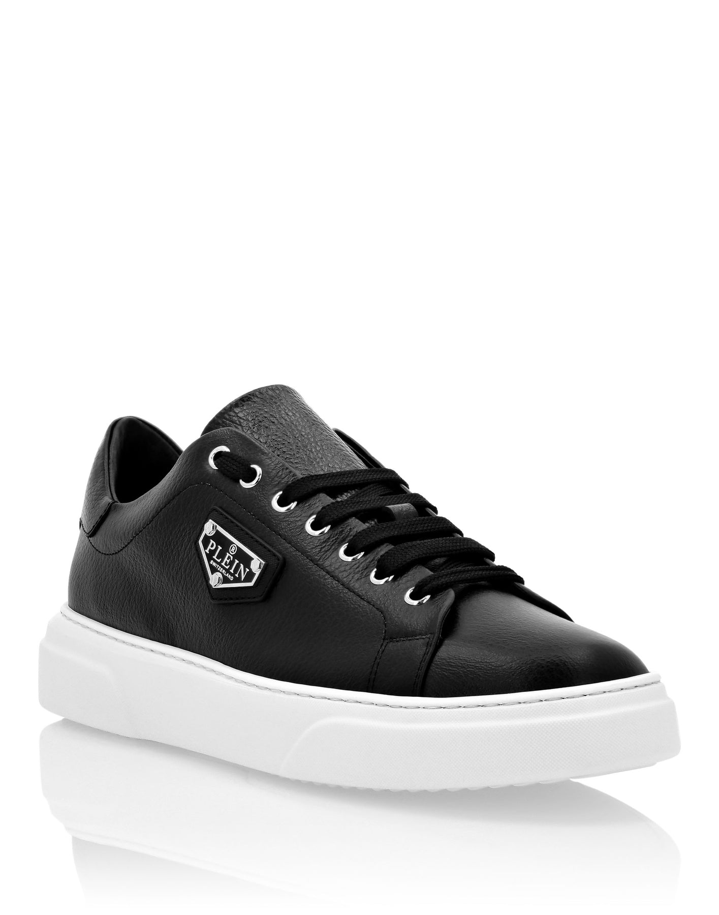 Leder Lo-Top Sneaker Iconic Plein