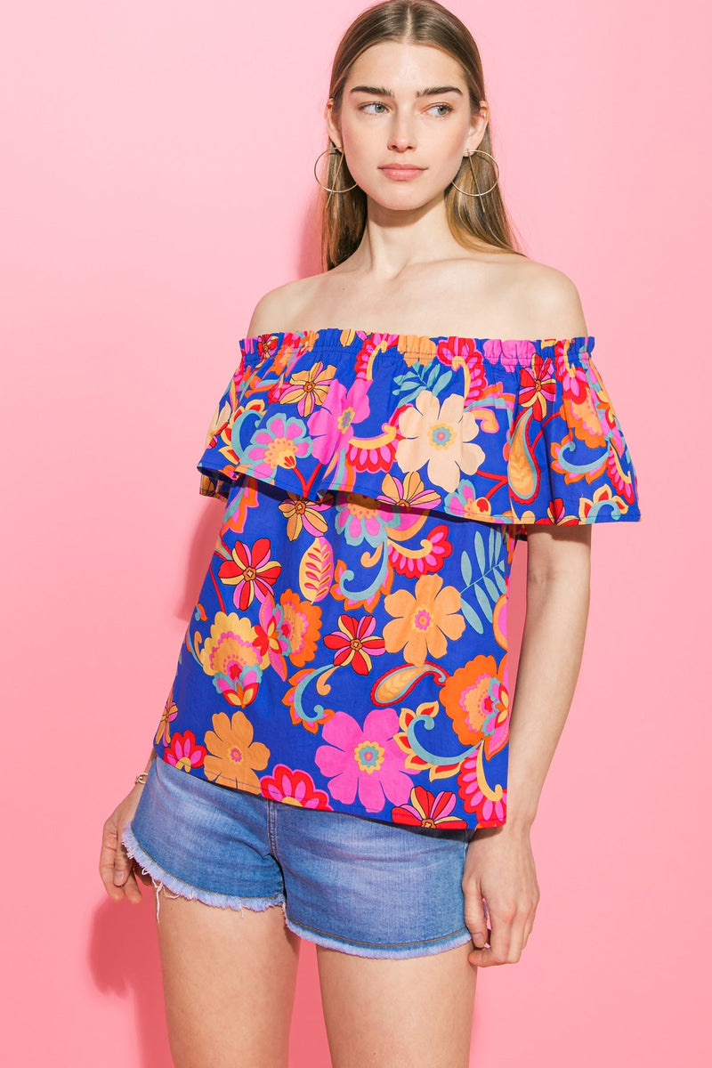 GLAUBE IN DESTINY POPLIN TOP
