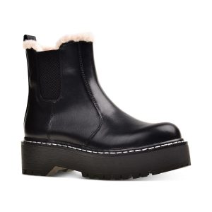 Armery Kunstfell Stiefeletten mit seitlichem Reißverschluss