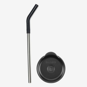 Tumbler Stroh Deckel mit Stroh