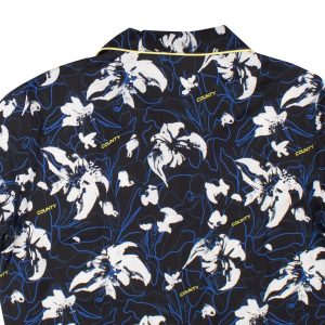 Marcelo Burlon County Flowers Hawaii-Hemd – Schwarz/Weiß