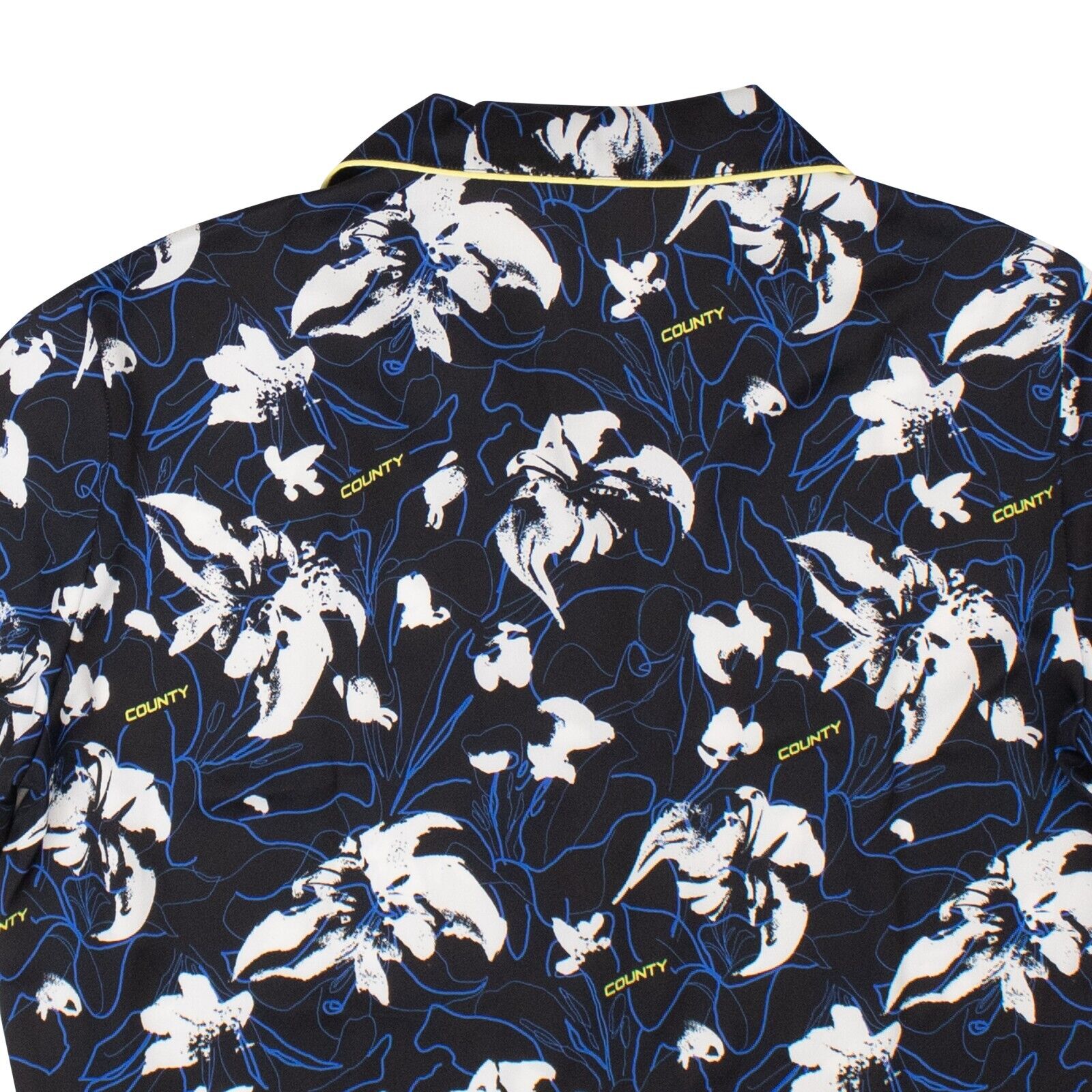 Marcelo Burlon County Flowers Hawaii-Hemd – Schwarz/Weiß