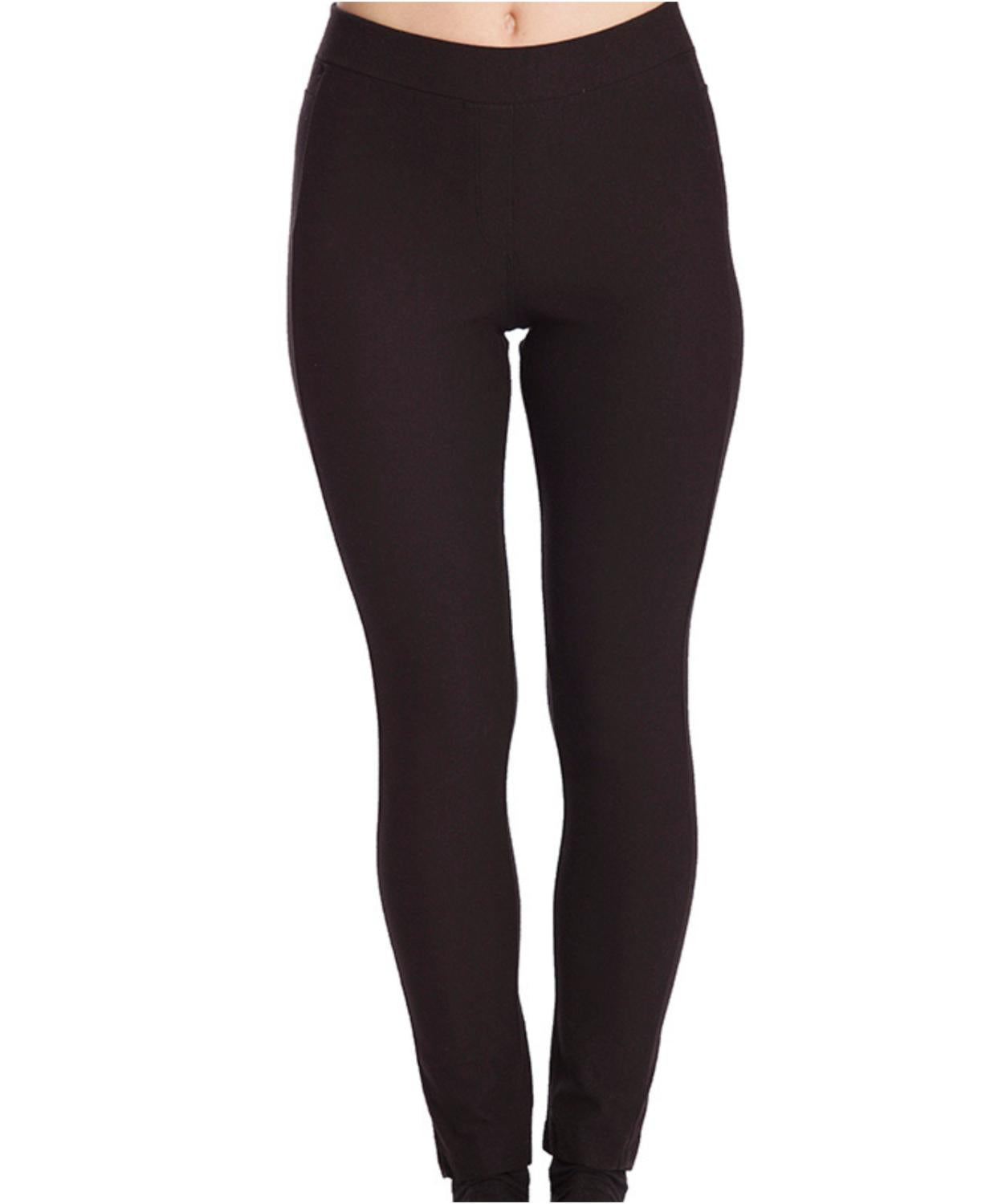 Hohe Taille Jegging in schwarz