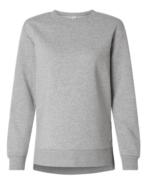 Eco-Cozy Fleece Sweatshirt mit Rundhalsausschnitt