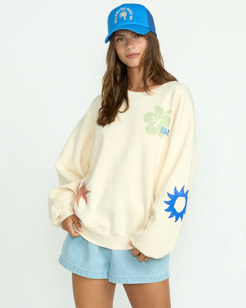 Billabong Wasserzeichen Kendal Crew Sweatshirt – Damen
