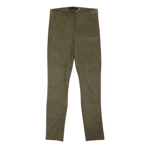 Haider Ackermann Lederleggings – Grün