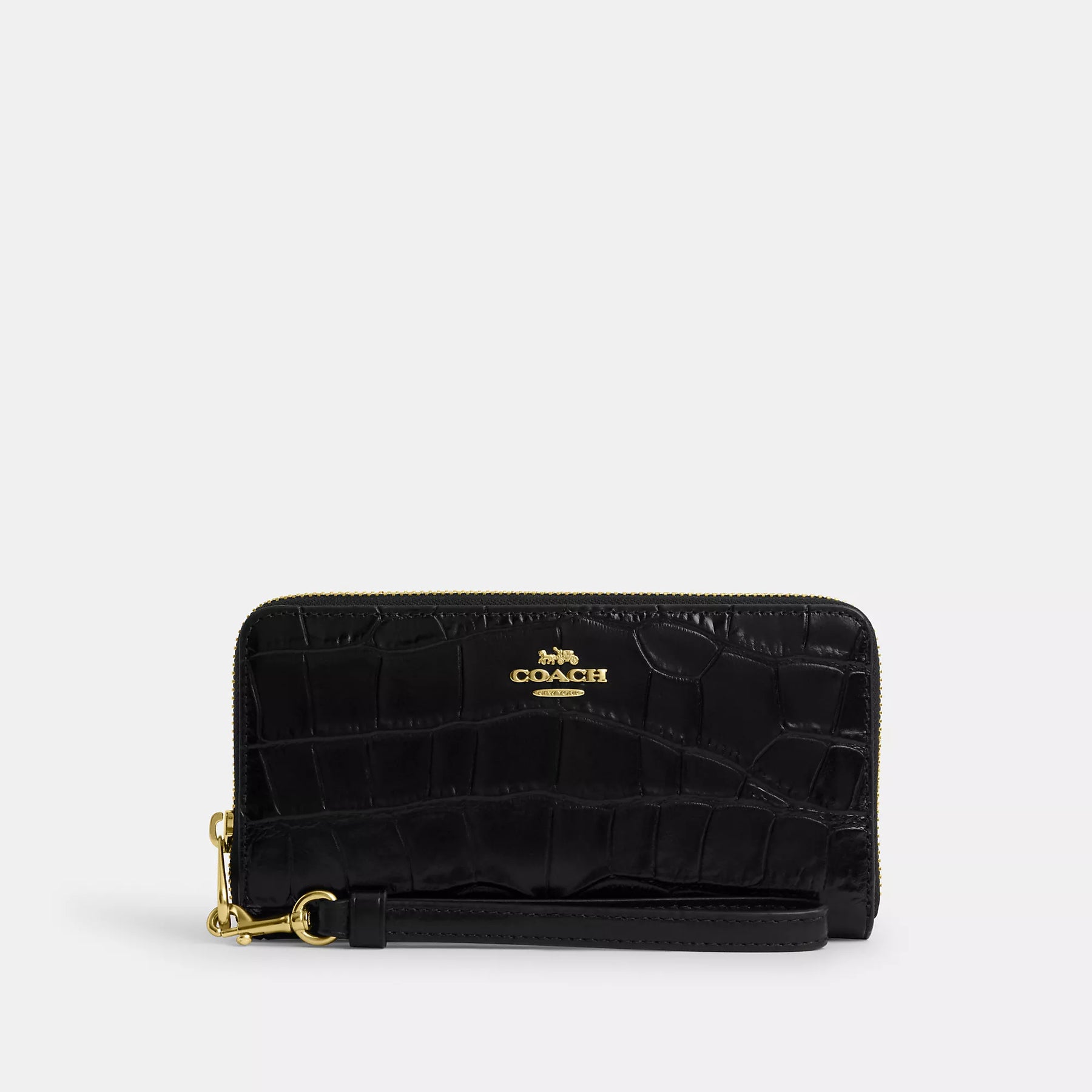 Coach Outlet langer Reißverschluss um Brieftasche 7650235154492
