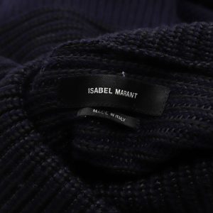 Isabel Marant Stretchpullover in Marineblau Wolle 7748778459196