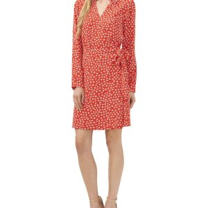 Cece Faux Wickelkleid