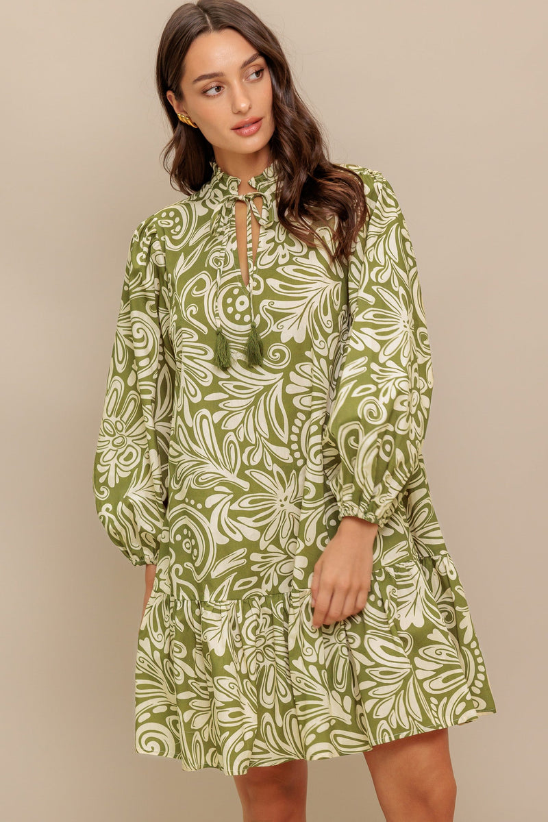 FLORENCE FLAIR gewebt MINI Kleid