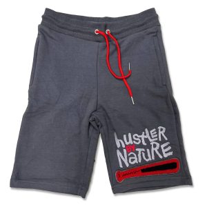 Herren 4 s Infrarot-Rucker Shorts in Anthrazit