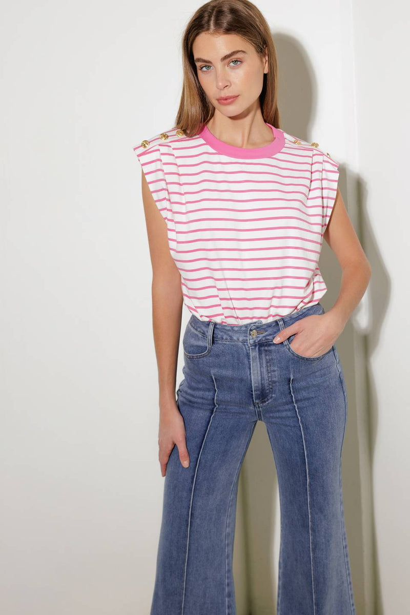 FEELING SPEZIAL Rosa Strick TOP