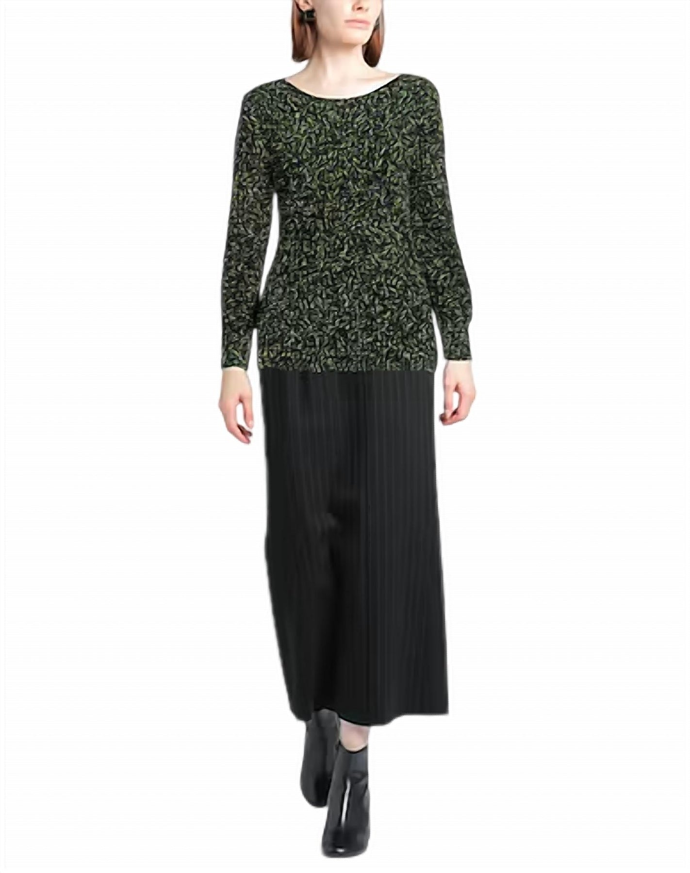 Speckle Pullover in Grün