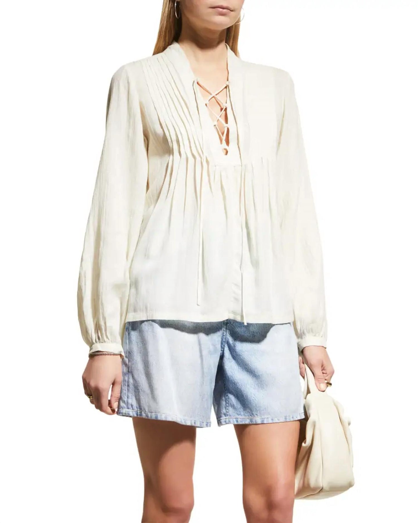 Sachi Top in heller Taube
