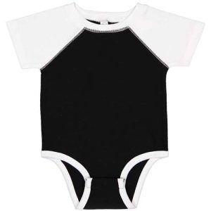 Rabbit Skins Baby-Baseball-Body aus feinem Jersey