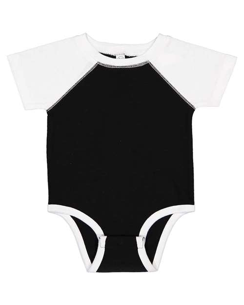 Rabbit Skins Baby-Baseball-Body aus feinem Jersey