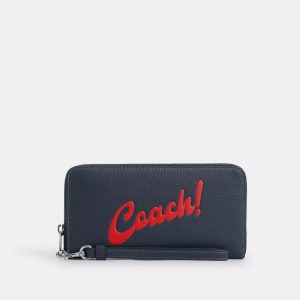 Coach Outlet Geldbörse mit langem Reißverschluss Coach Grafik