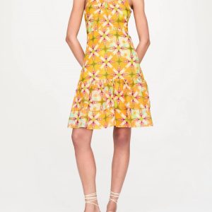 Alisa Minikleid in Papaya
