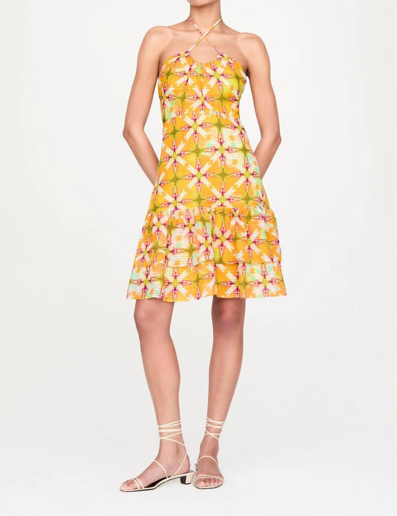 Alisa Minikleid in Papaya