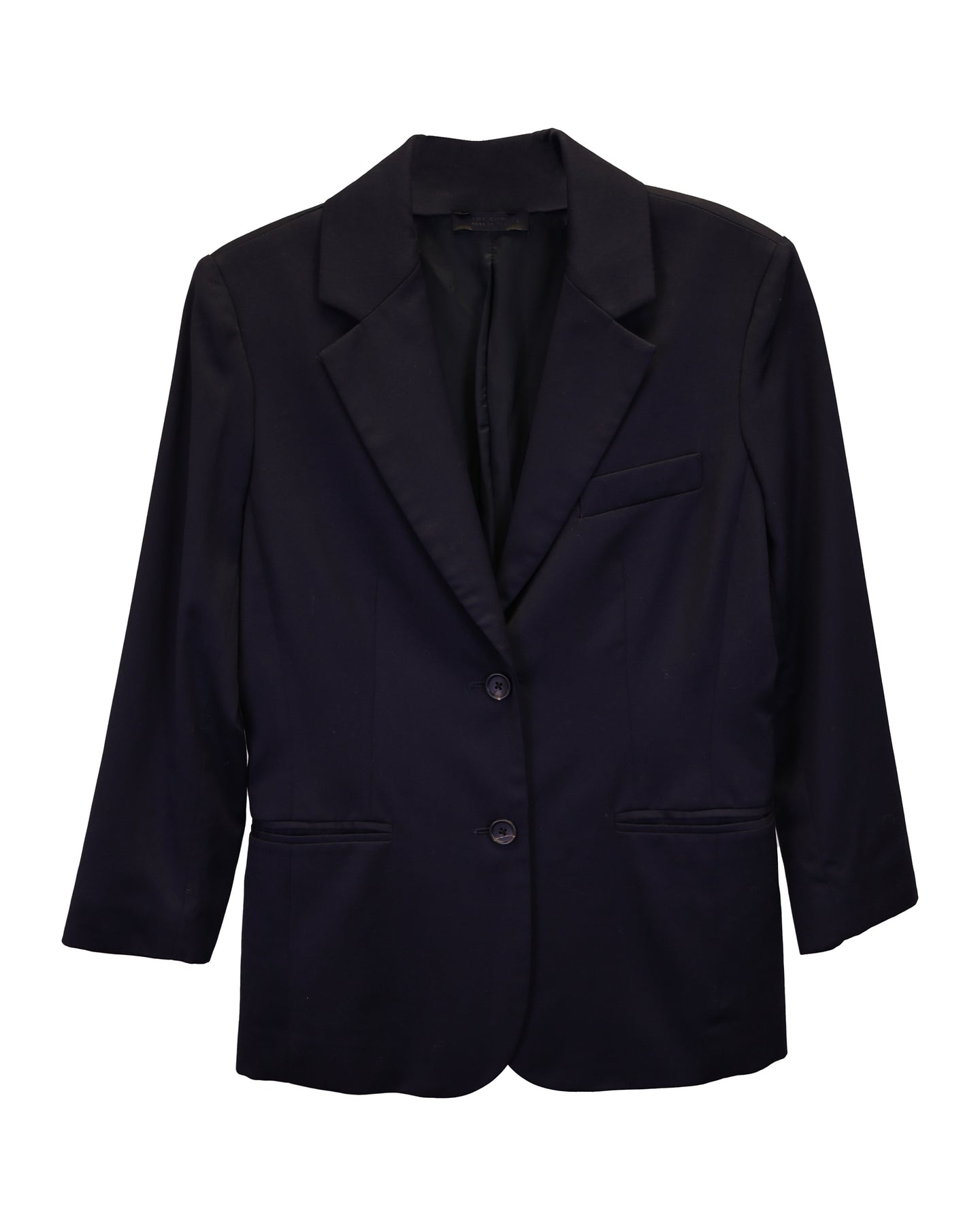 Der Row Blazer aus Marinewolle