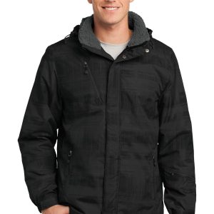 Isolierte Jacke mit Pinselstrich-Print von Port Authority. J320