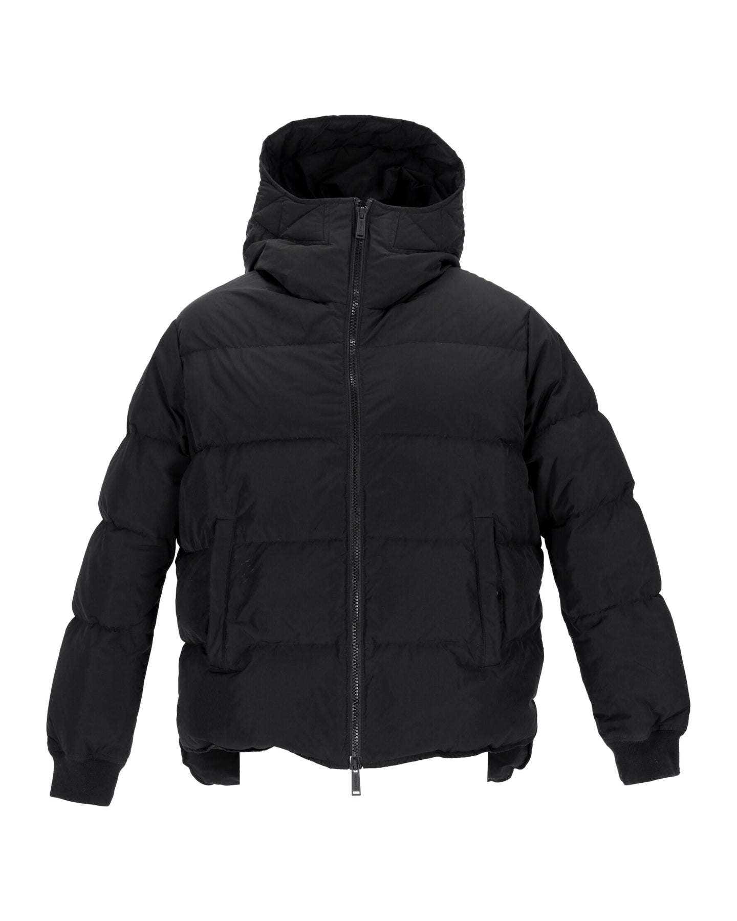 Dsquared2 Daunenjacke mit Kapuze aus schwarzem Polyester