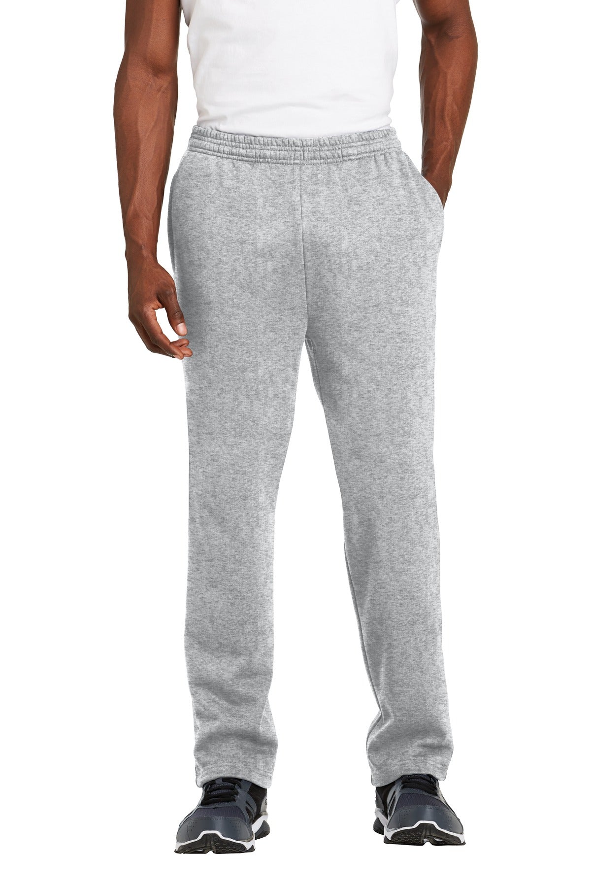Sport-Tek Herren-Jogginghose mit offenem Boden