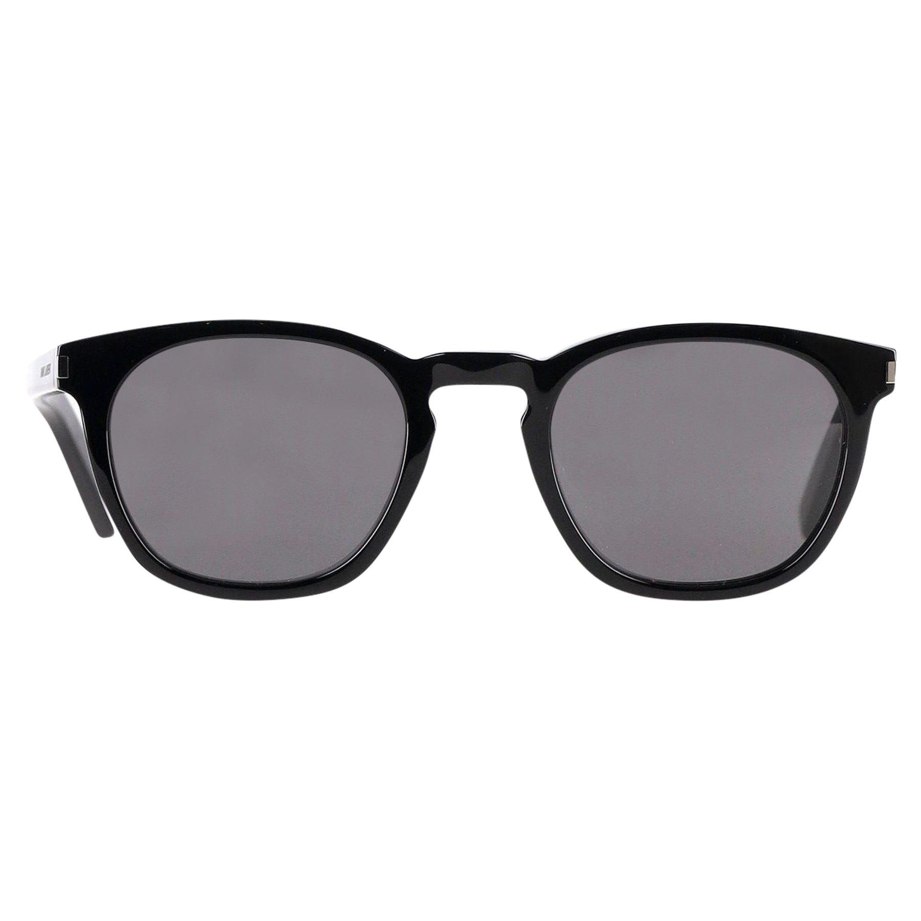 Yves Saint Laurent YSL SL 28/F Sonnenbrille aus schwarzem Kunststoff