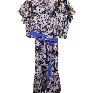 Diane von Furstenberg Annabeth Midikleid aus floraler Baumwolle 7748784521276