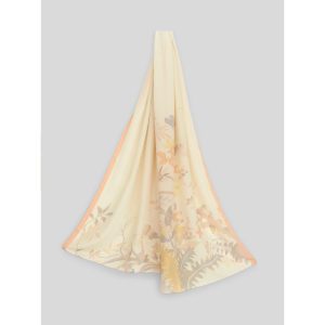 Floraler Seidenschal mit Blumenmuster