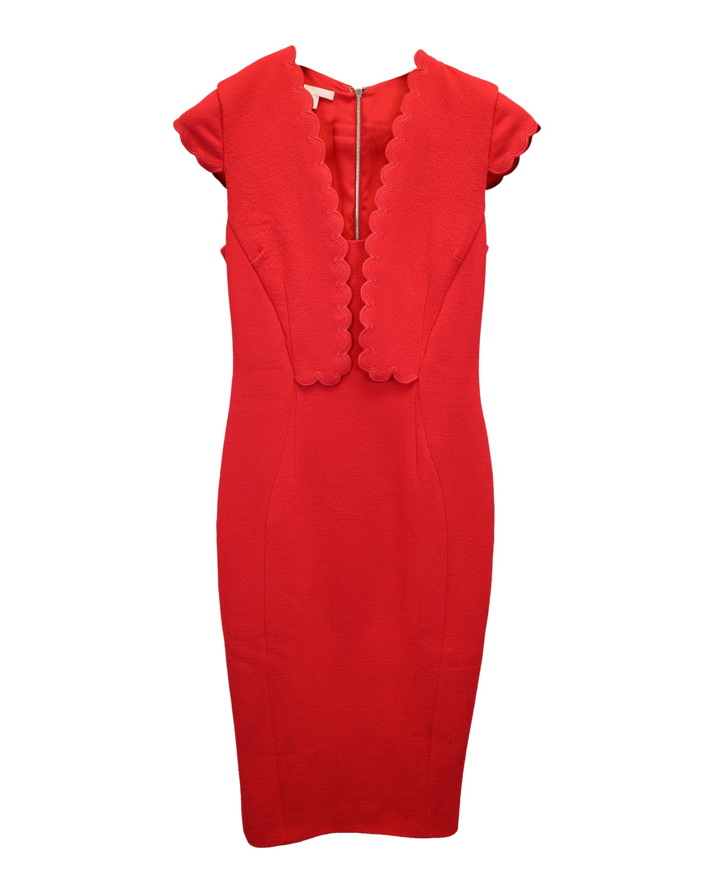 Antonio Berardi – Schulterfreies Kleid aus roter Wolle