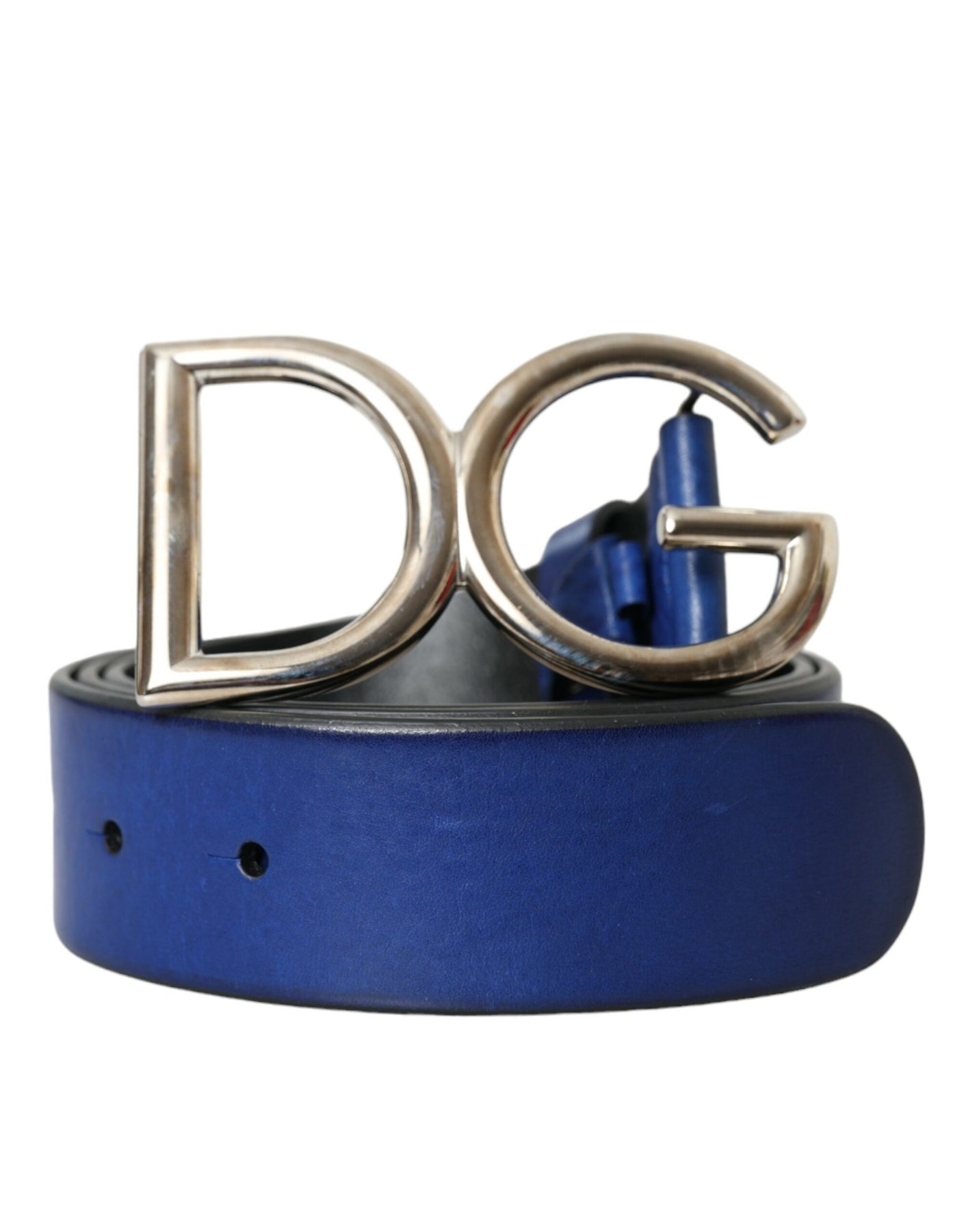 Dolce & Gabbana Leder Metall Logo Gürtel Herren