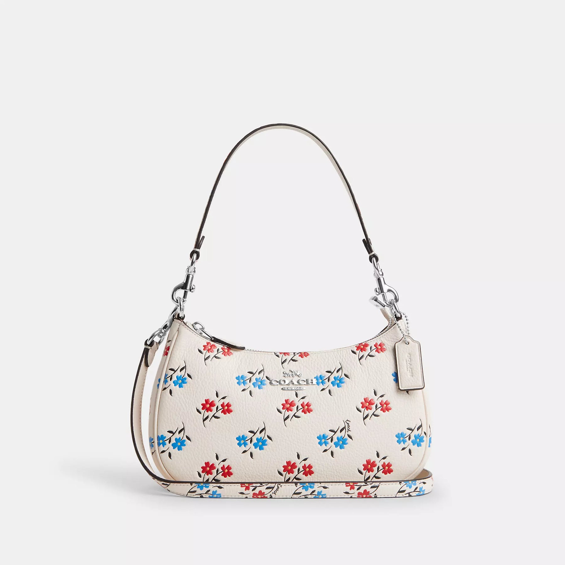 Coach Outlet Teri Schultertasche mit Blumendruck