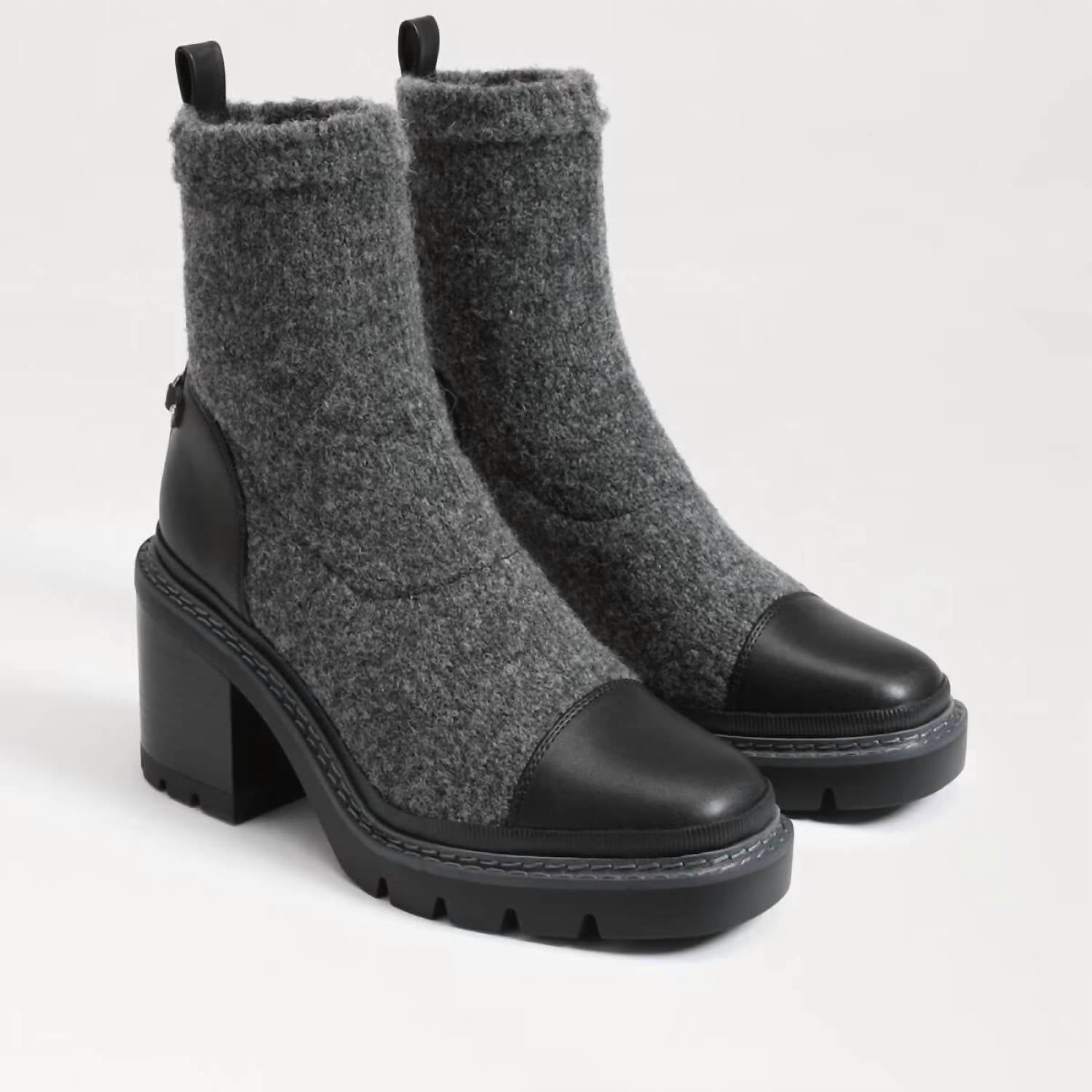 Rozanna Strick Bootie In Dunkelgrau/schwarz