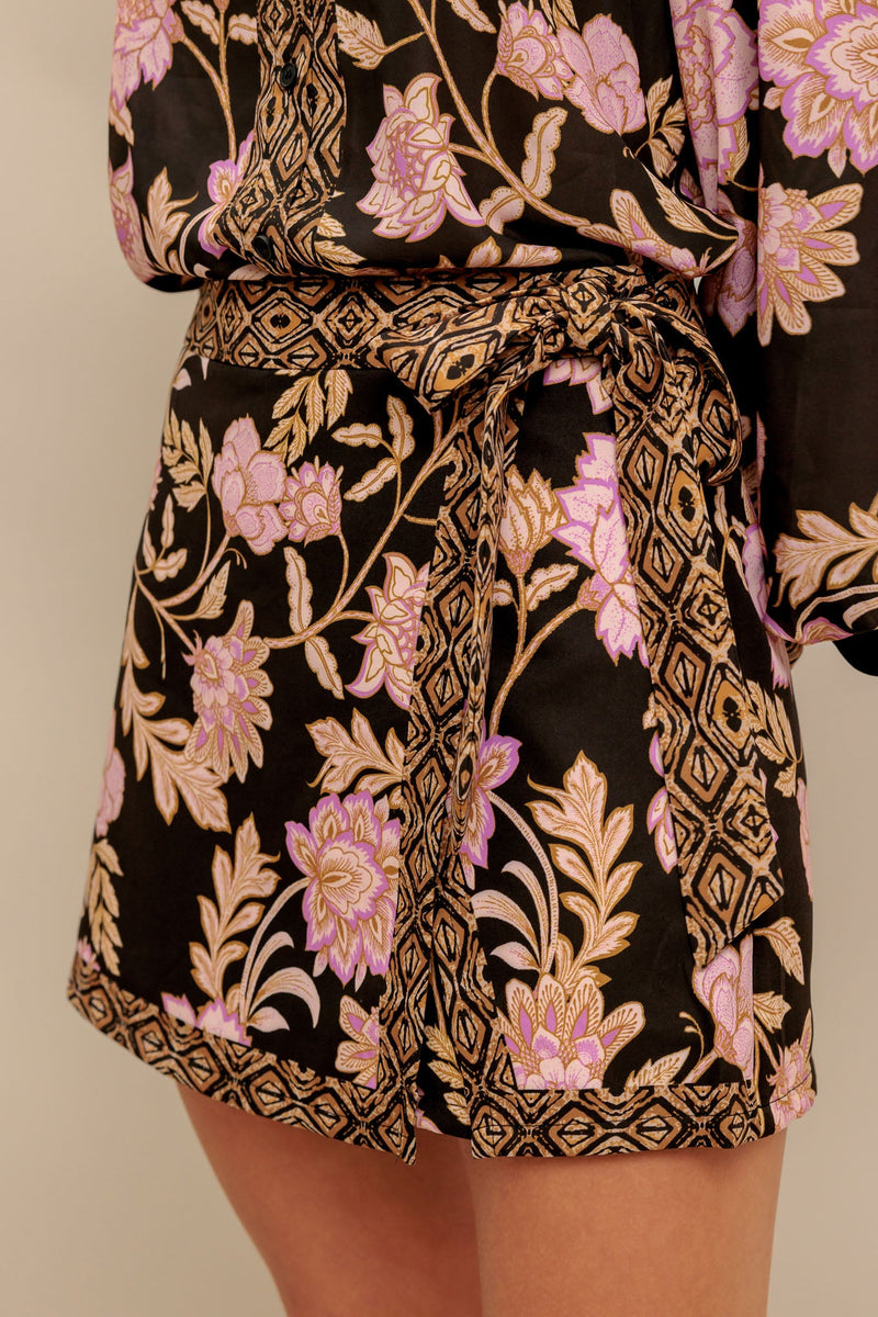 MITTLERE BLOOM gewebt SKORT