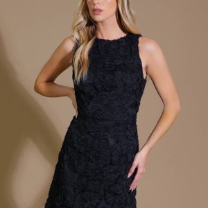 LOVE SWEPT gewebtes Minikleid