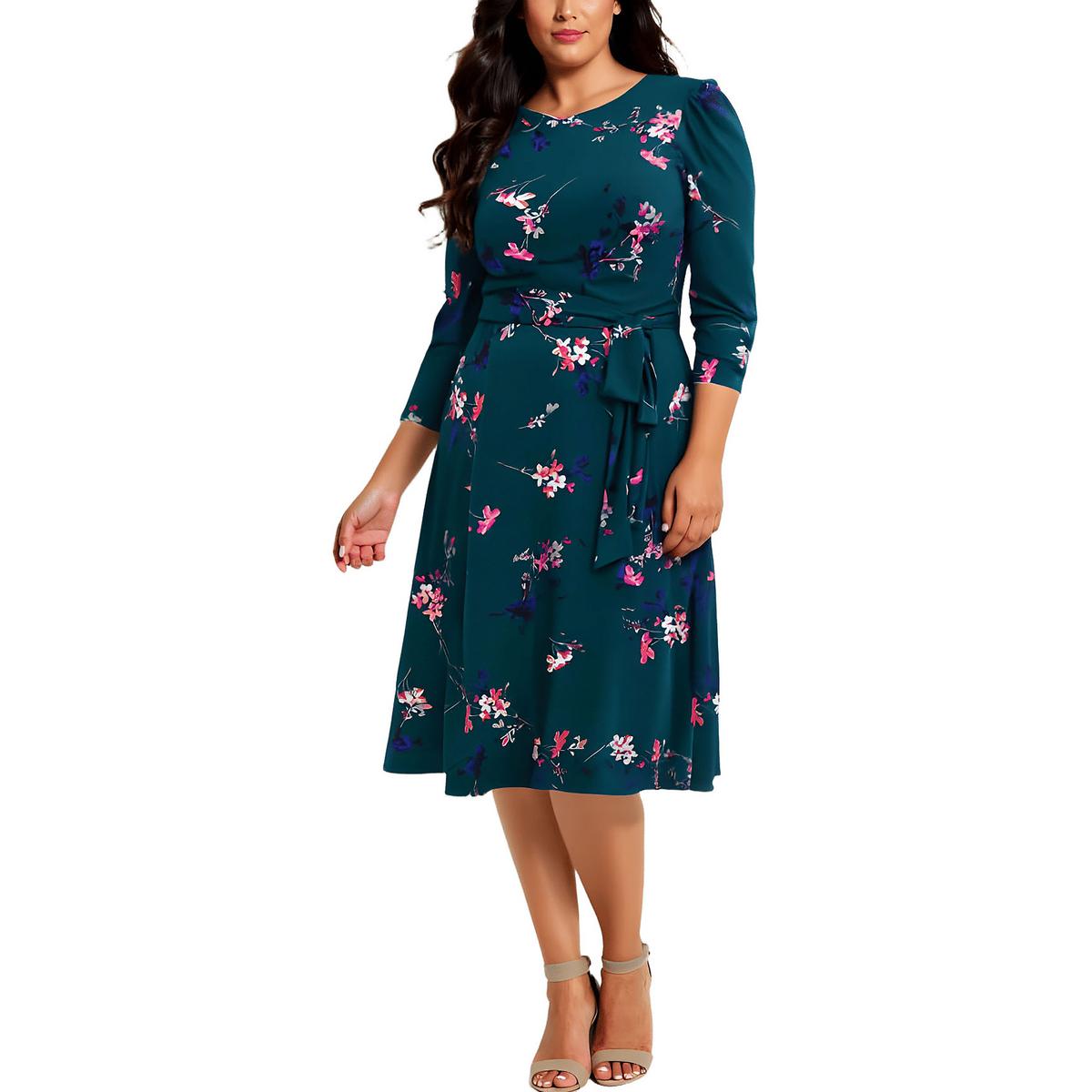 Plus Bedrucktes Midikleid