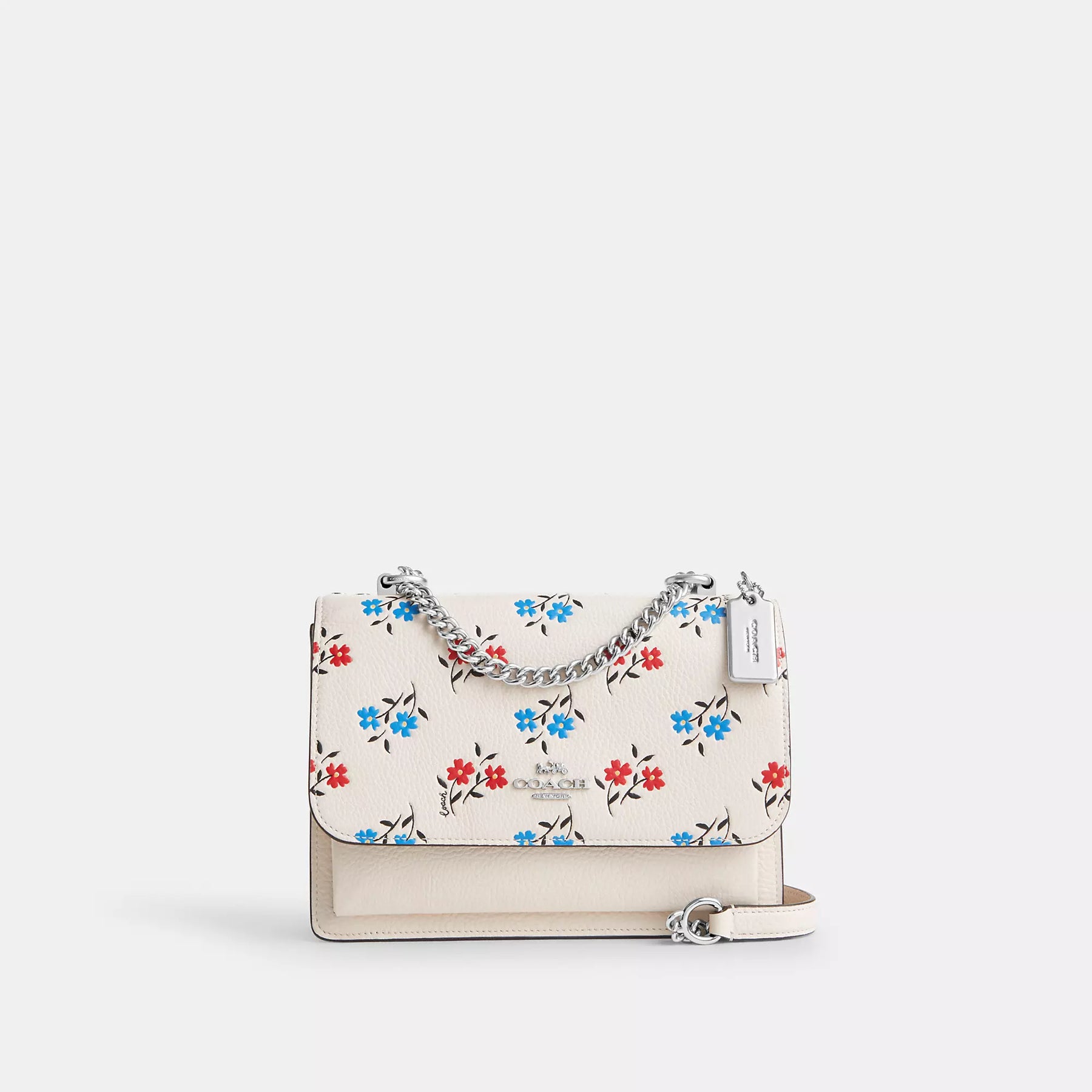 Coach Outlet Klare Umhängetasche mit Blumendruck
