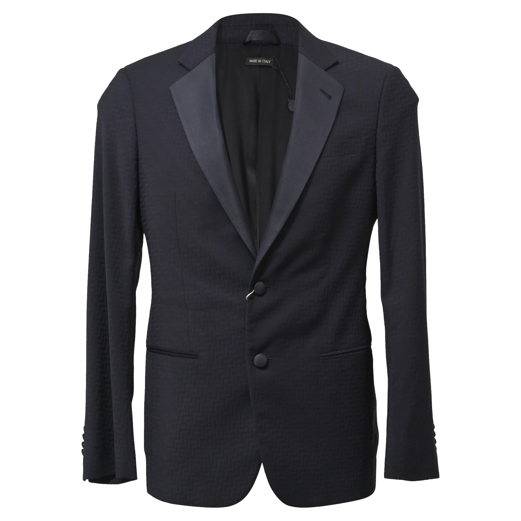 Giorgio Armani Soho Blazer aus dunkelblauer Wolle