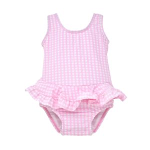 Mädchen One Piece Badeanzug in Rosa