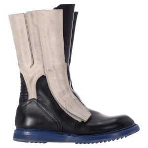 Rick Owens Bi-Color Stiefel aus Leder 7748859363388