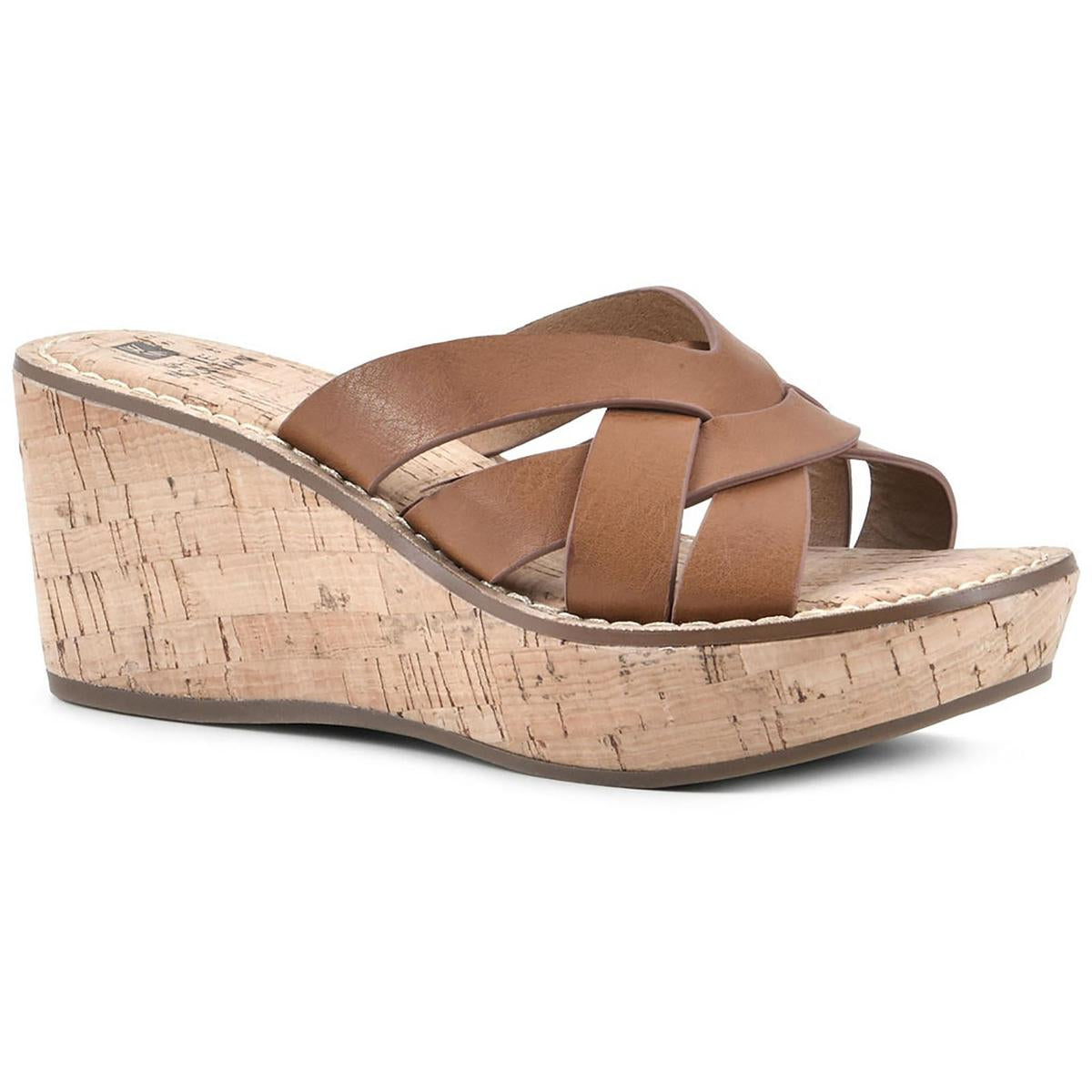 Schwarze Leder Pumps von Samwell Cork – Keilsandalen