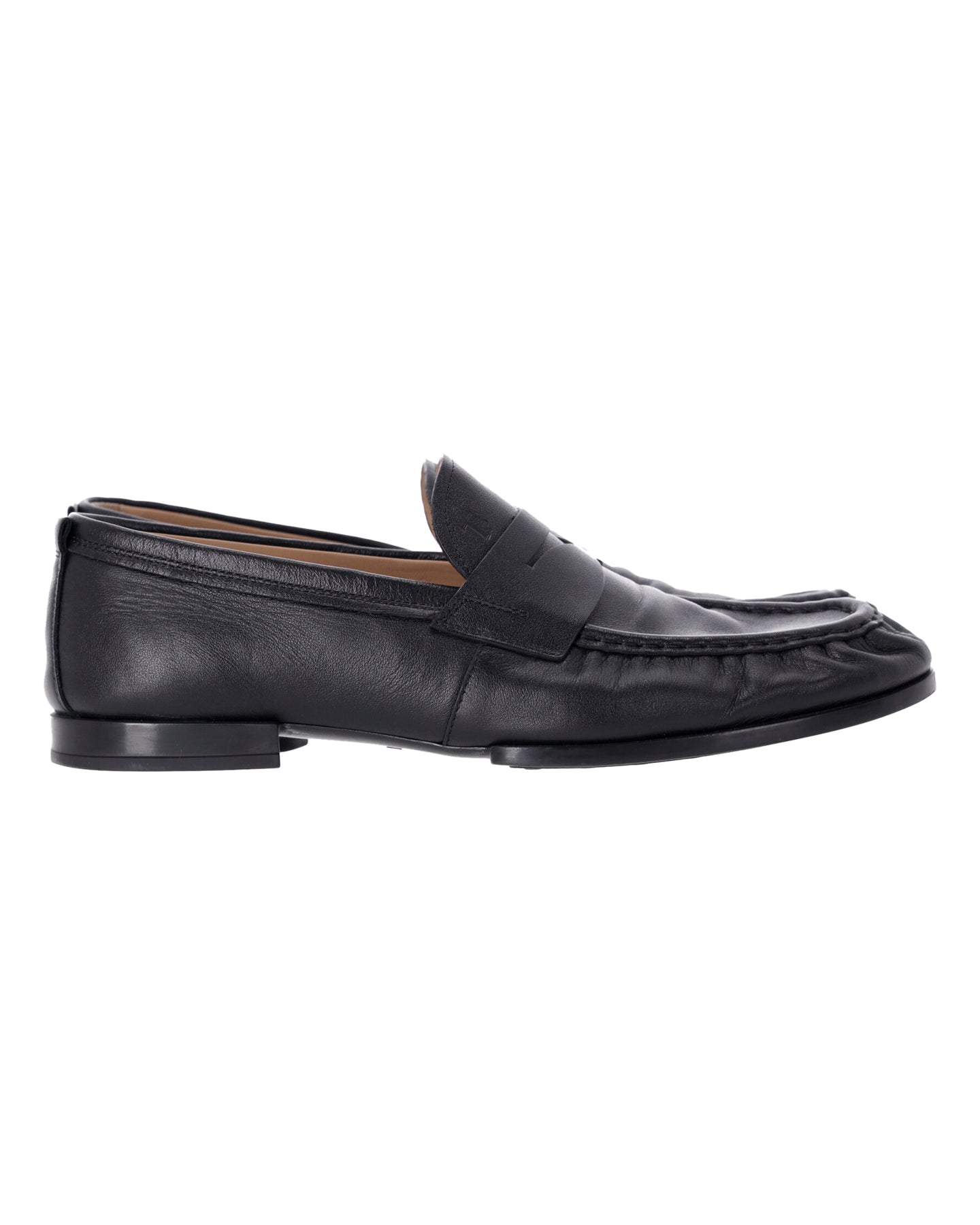 Tod's Penny-Loafer aus dunkelblauem Leder mit Debossed-Logo