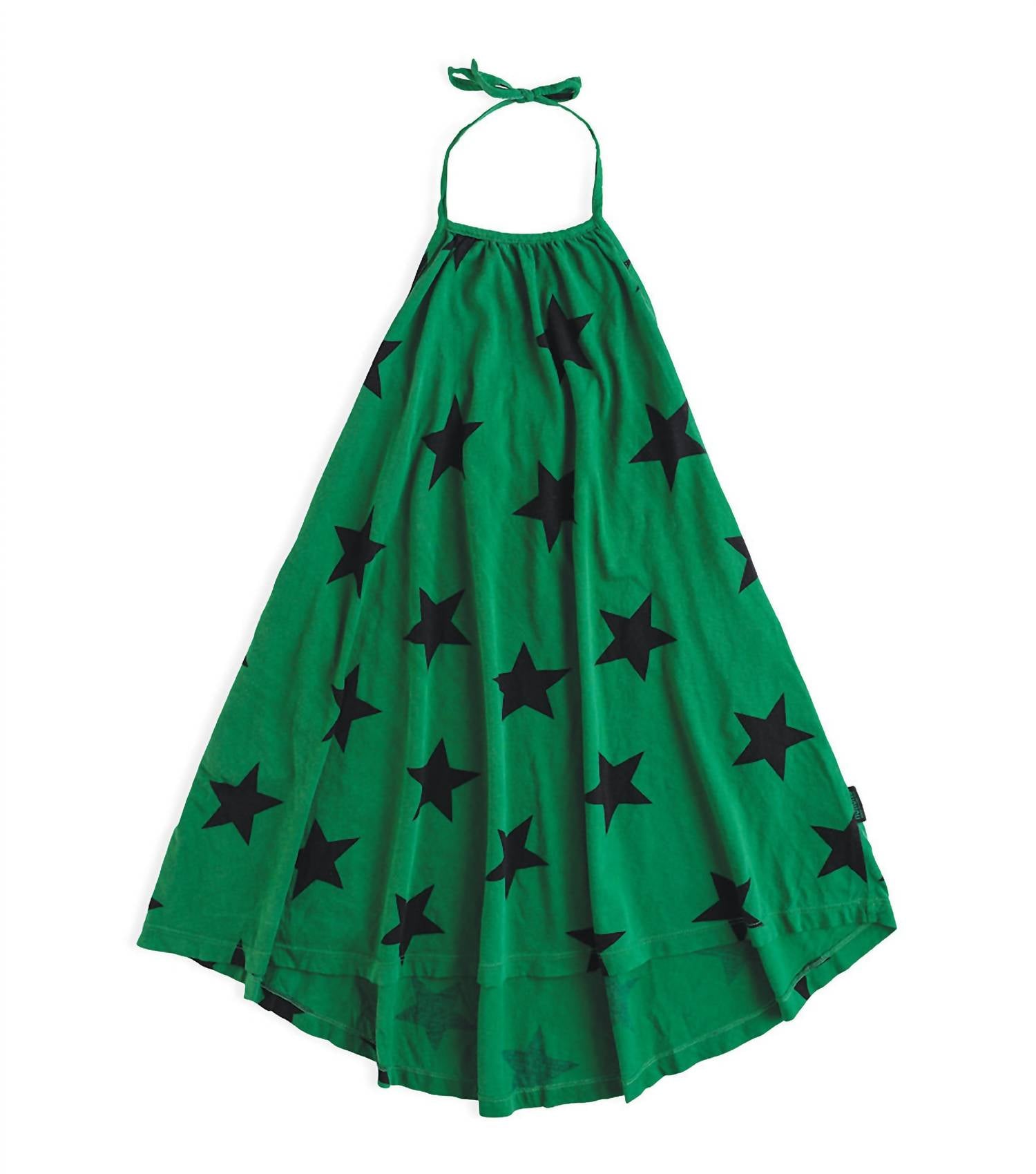 Mädchen Star Collar Kleid in Moss Grün